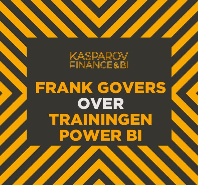 Power BI kasparov trainingen frank govers