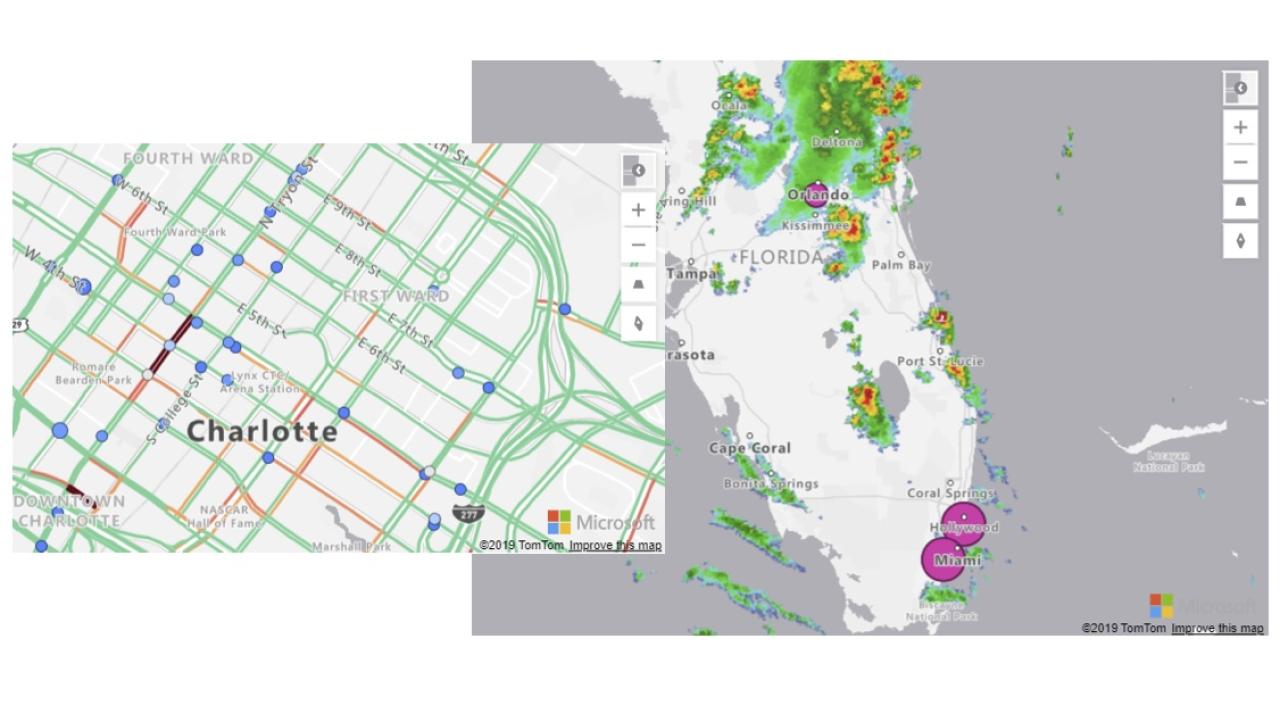 azure maps visual preview